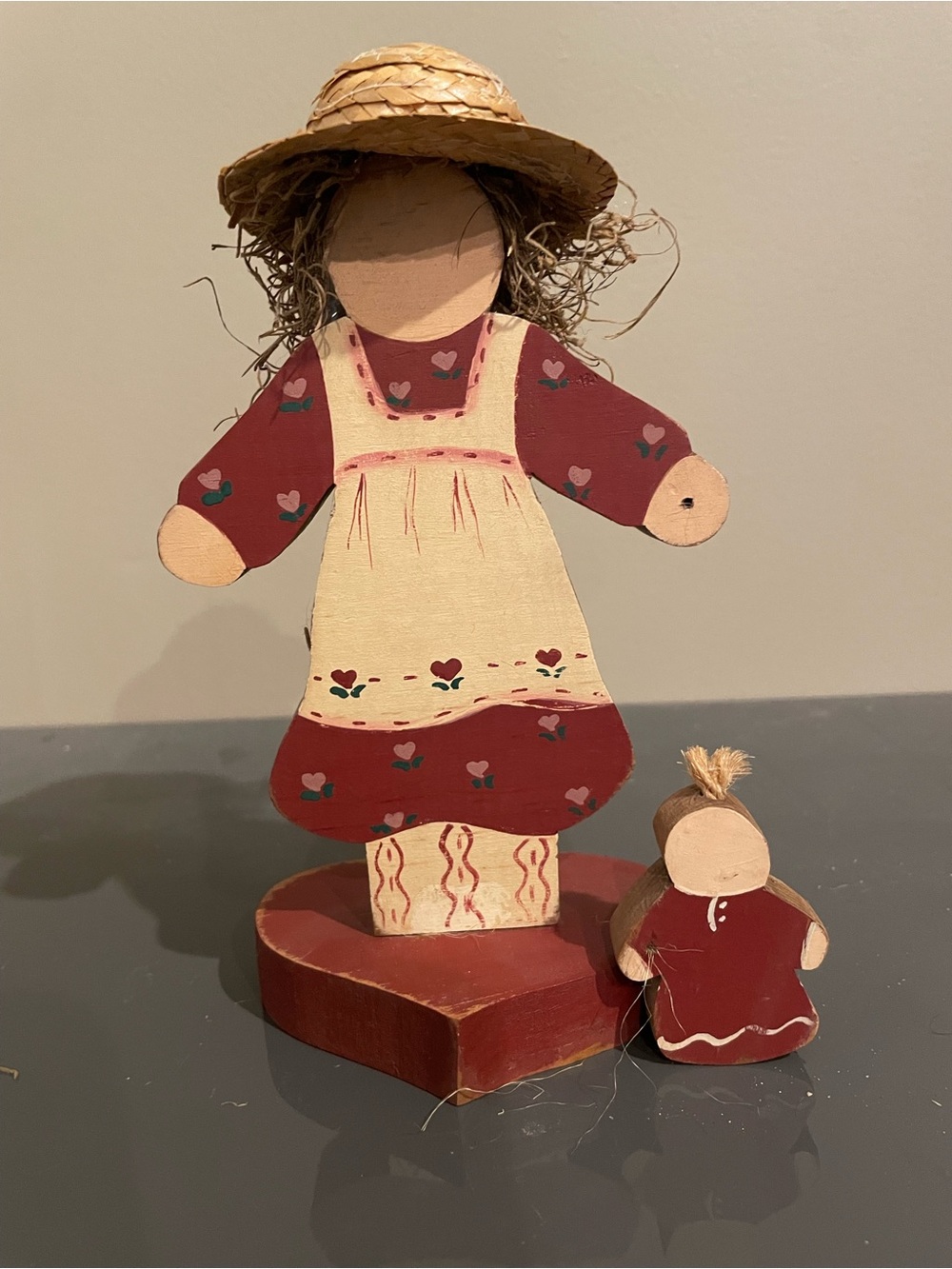 Handmade wooden figures